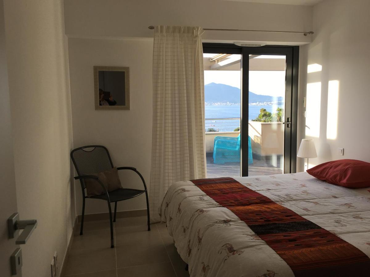 Ferienwohnung Vue Magnifique Sur Baie Ajaccio Porticcio  Exterior foto