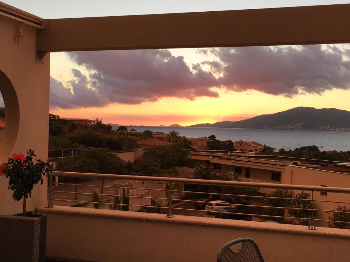 Ferienwohnung Vue Magnifique Sur Baie Ajaccio Porticcio  Exterior foto
