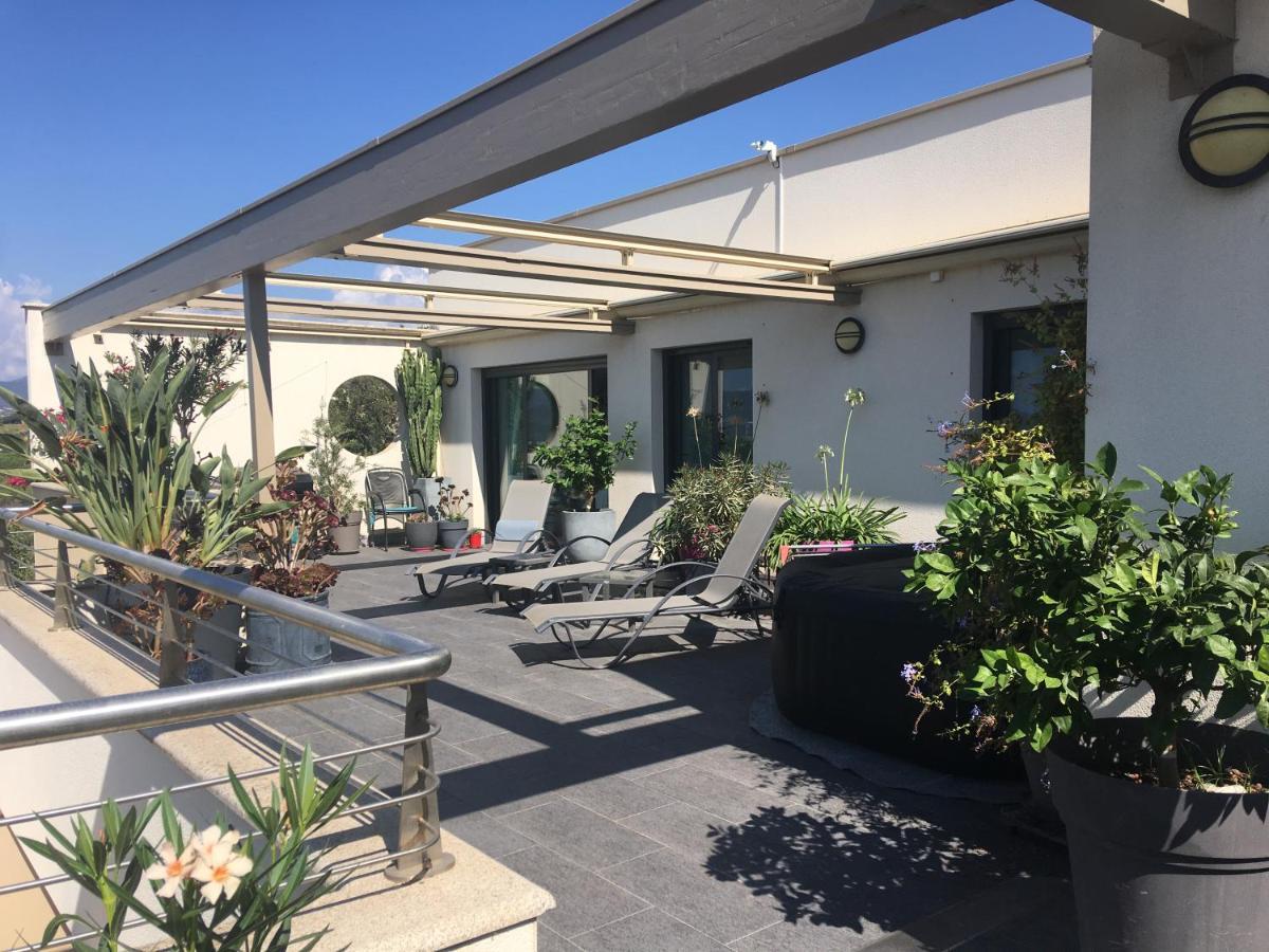 Ferienwohnung Vue Magnifique Sur Baie Ajaccio Porticcio  Exterior foto